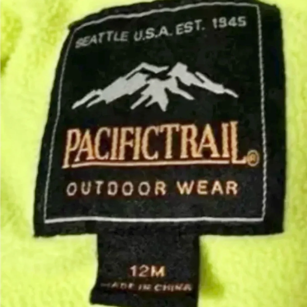 Pacific trail snowsuit childrens size 12 months 2 piece set bibs/coat